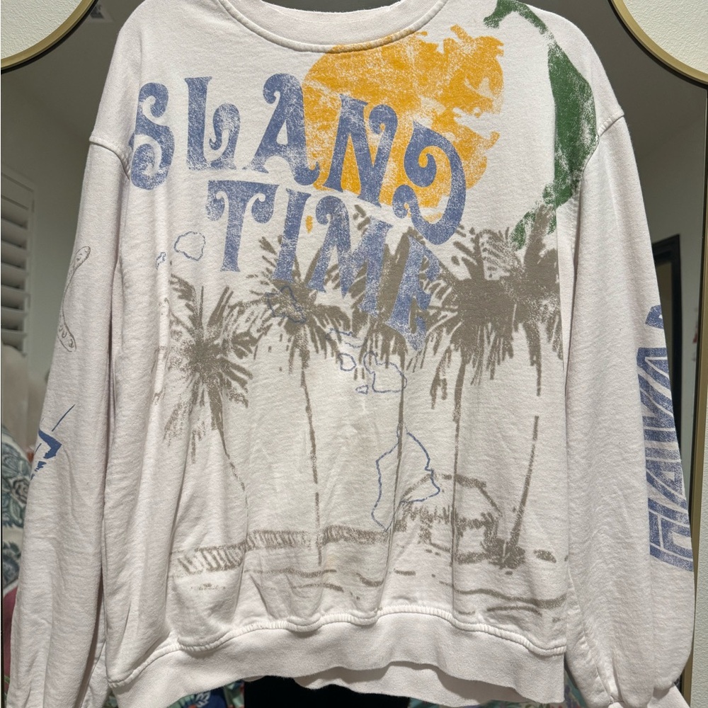 Urban Outfitters Island Time Sweatshirt - Multicolor